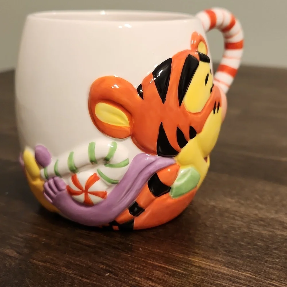 Tigger ( Winnie The Pooh ) Christmas Candyland Mug - Picture 2 of 7